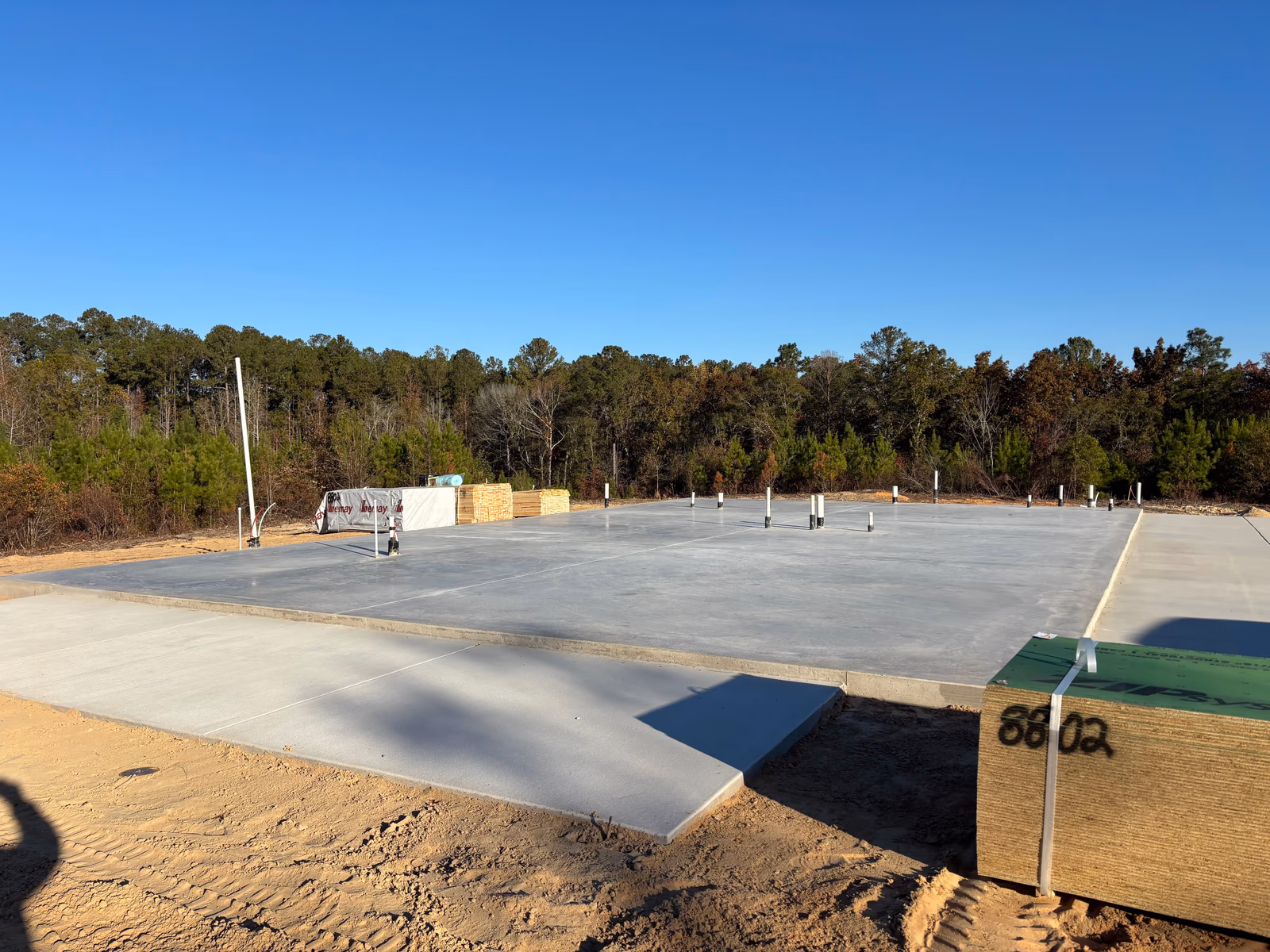 Residential framing by Triple H Builders