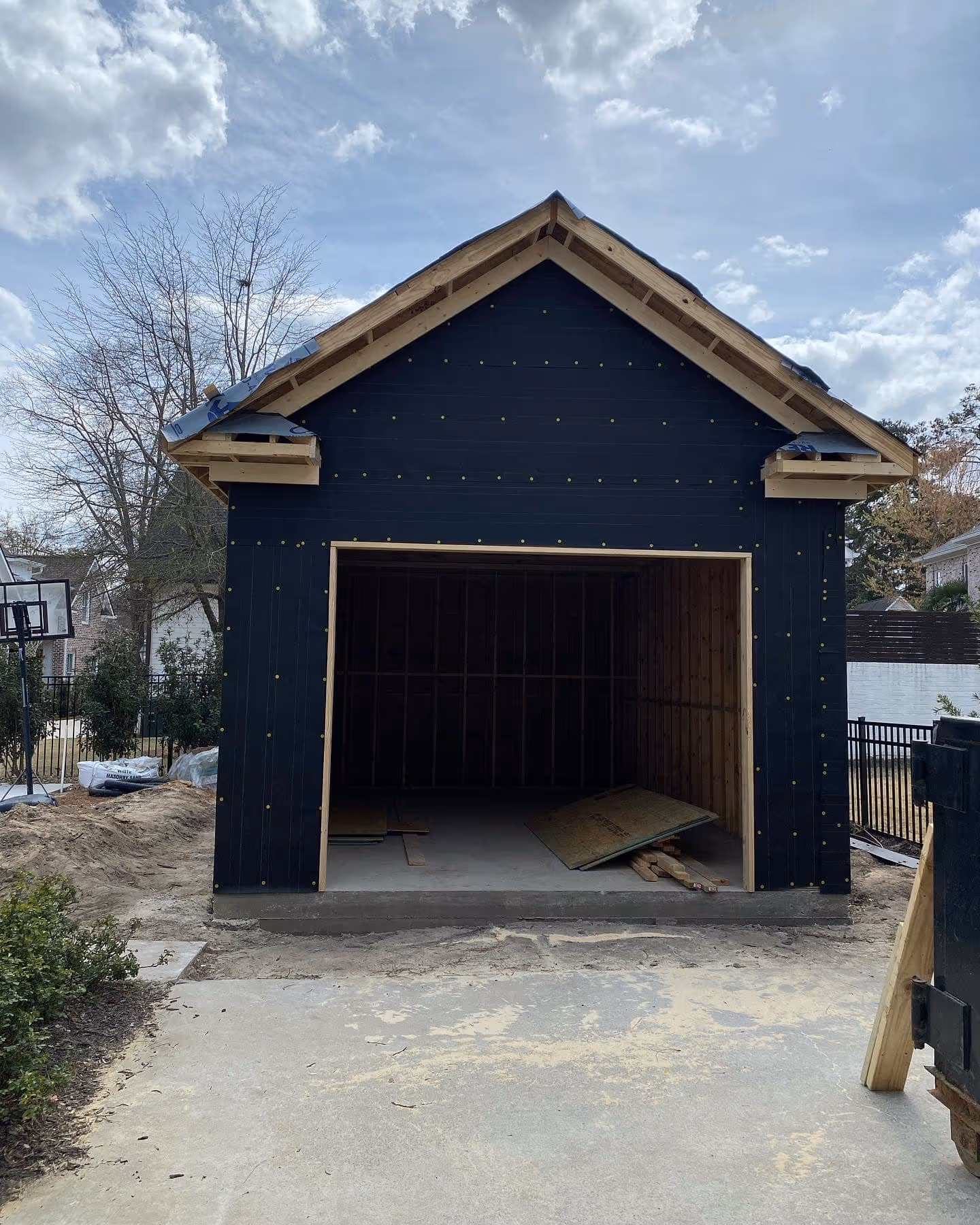 Detached garage build — Triple H Builders